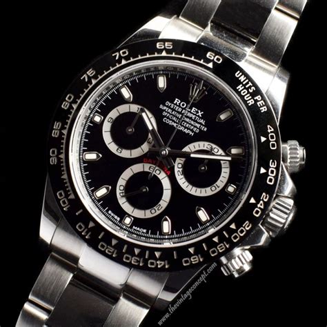 black dial daytona rolex